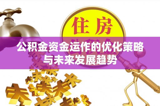 什邡公积金资金运作的优化策略与未来发展趋势