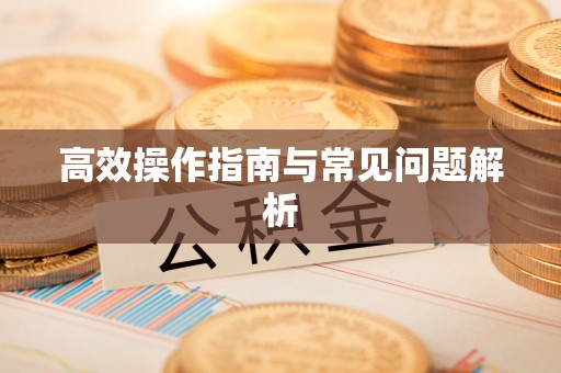什邡高效操作指南与常见问题解析