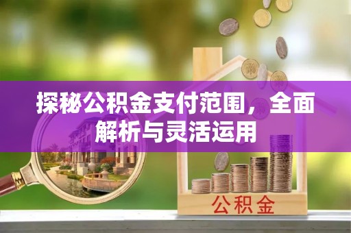 什邡探秘公积金支付范围，全面解析与灵活运用